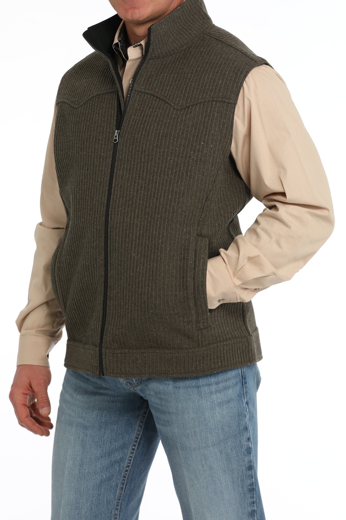 Mens Wooly Bonded Vest