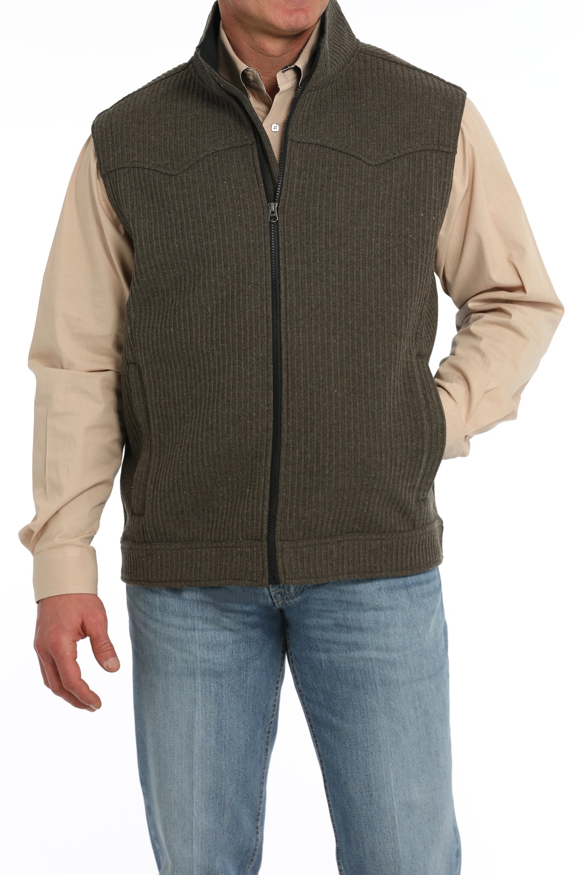 Mens Wooly Bonded Vest