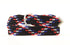 Nocona Machine Woven Braid Belt BK/RD/RY/WH 46" 2000623