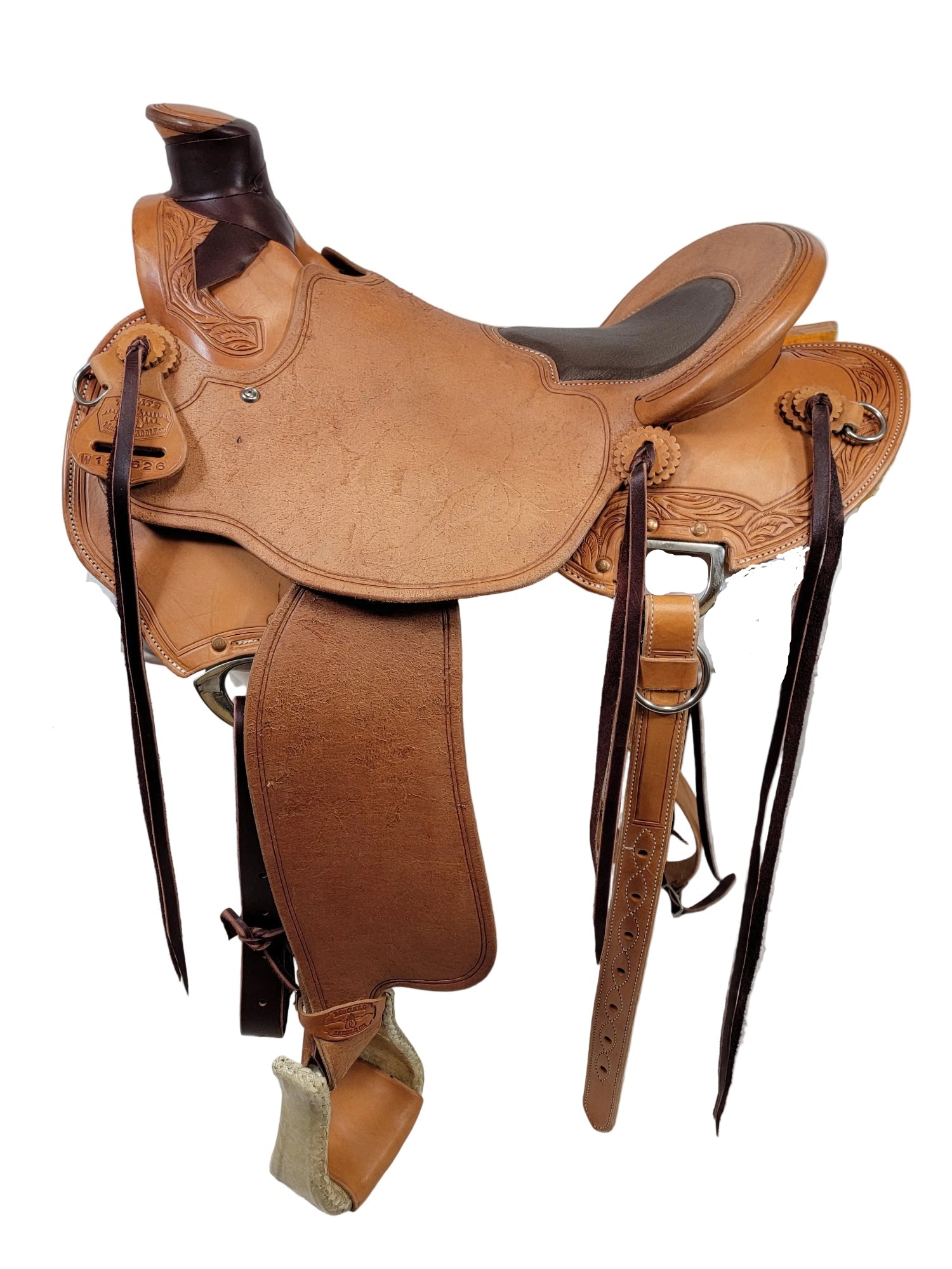 mclite trail saddle wade brown leather light weight