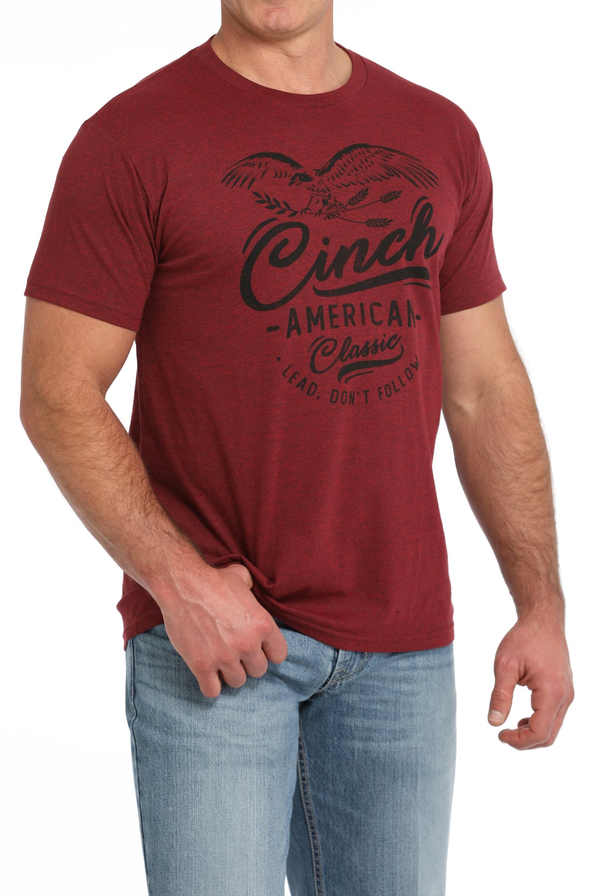 Men's Red Cinch Logo T-shirt 