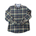 Blue Plaid Shirt Button front