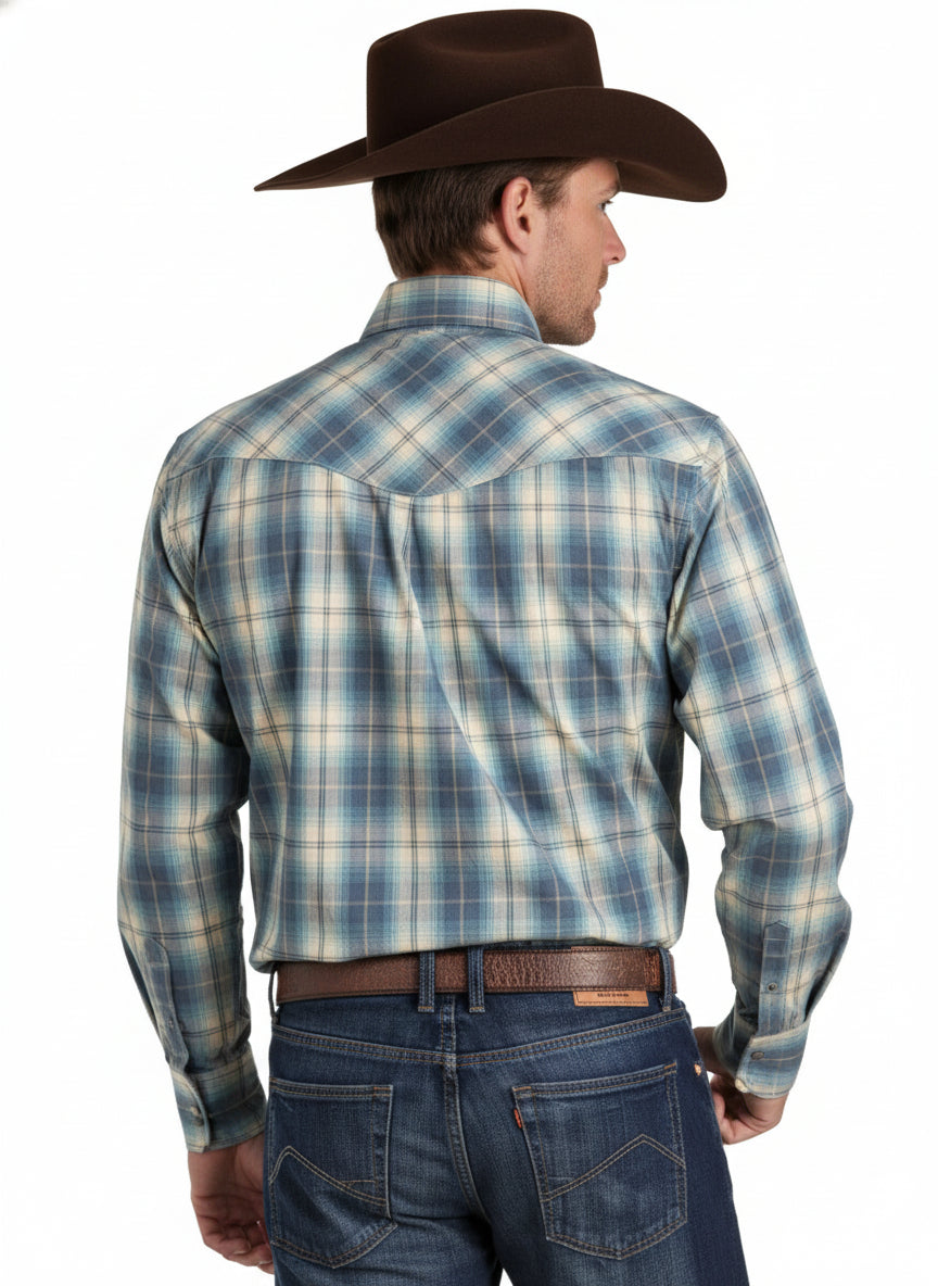 Mens Roper LS Amarillo Western Shirt