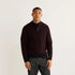 Burgundy 1/2 zip pendleton sweater