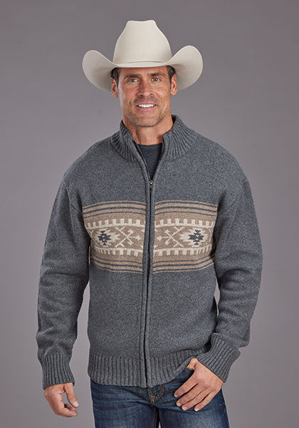 Men's Stetson Sweater zip up front