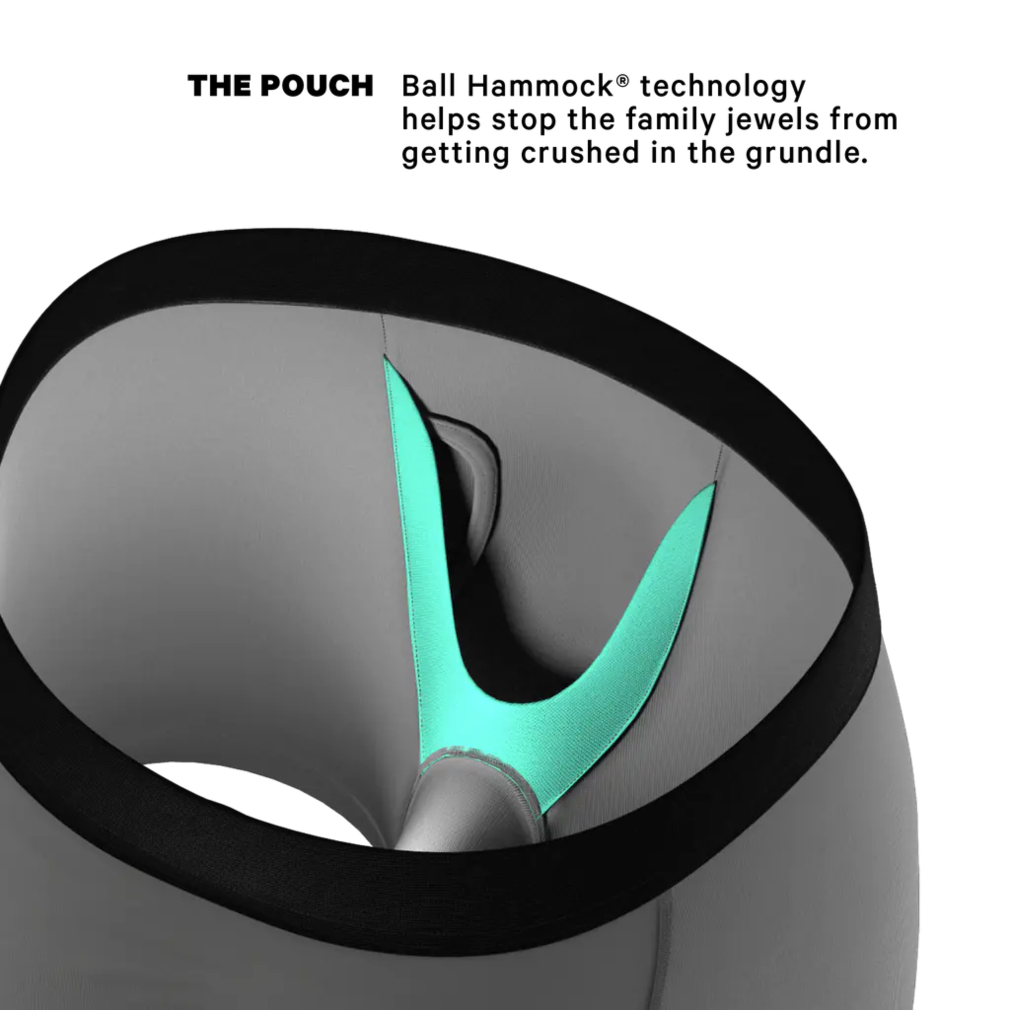 Illustration of a pouch with Ball Hammock 