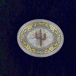 4 Oval Cactus Buckle