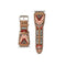 Nocona Mns iWatch Band Aztec Embroidery Multicolor