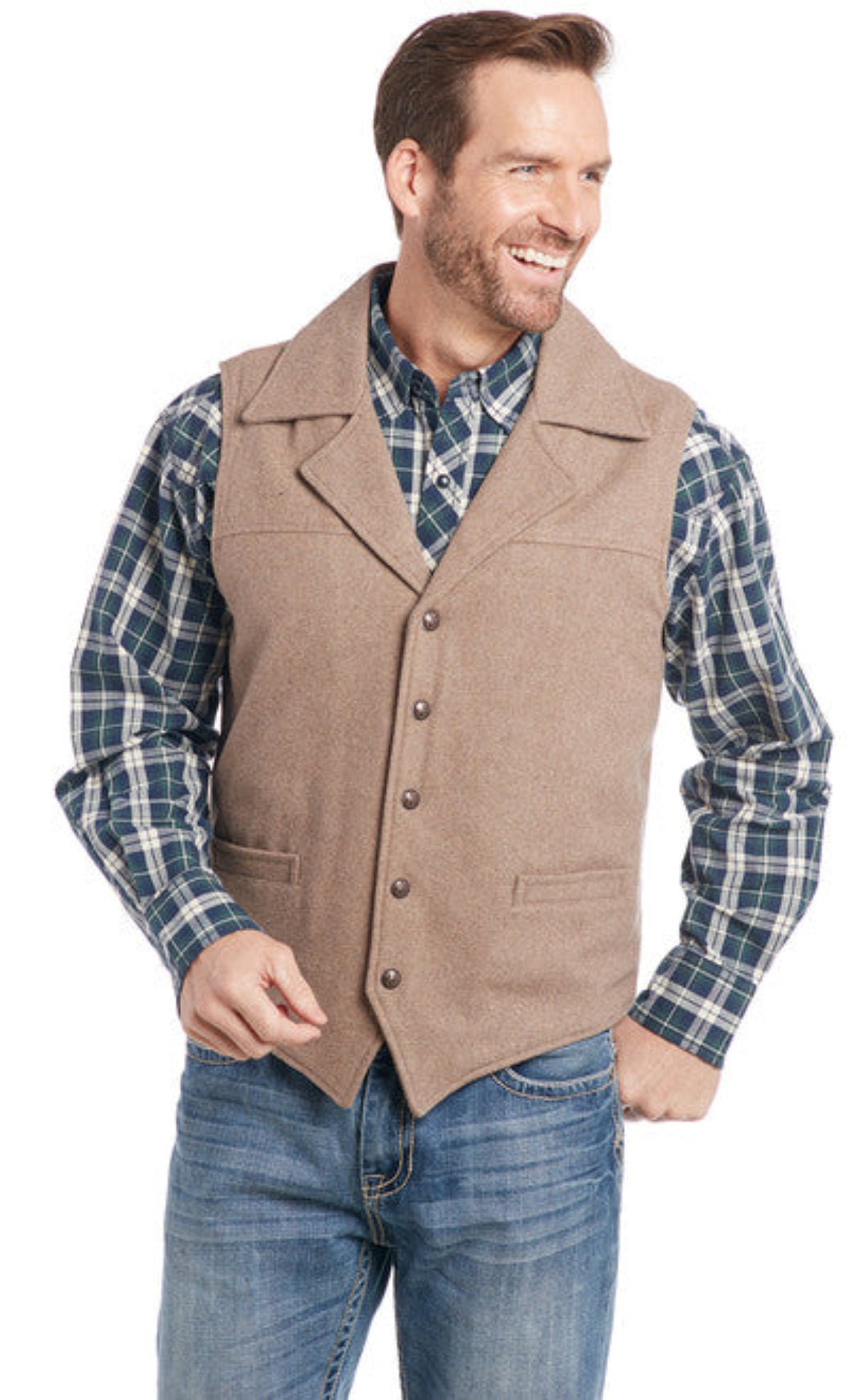 Oatmeal Heather Vest CR39066