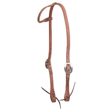 One Ear Headstall Craig-Wickett Skirting Leather RO1150