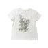 White t-shirt with floral design