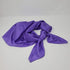 Purple Habotai Silk Wild Rag 36x36
