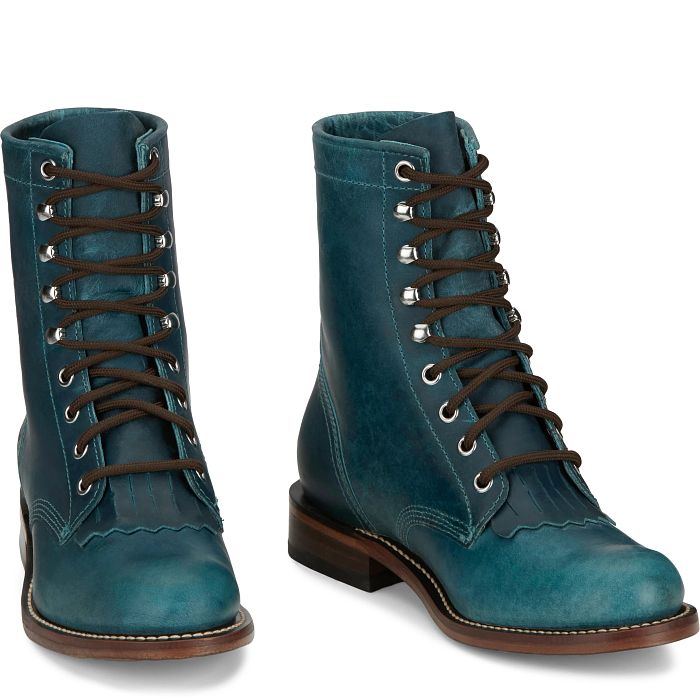 Wmn Justin McKean Lace-Up Roper RP538
