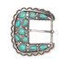 SquareTurquoise Belt Buckle 37931