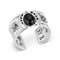 Montana Silversmith black stone one size fits most ring
