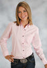 Ladies pink western shirt