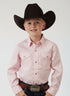 Kids Pink Western Shirt