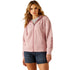 Ladies Pink Breeze Full Zip Hooded Jacket Zephyr