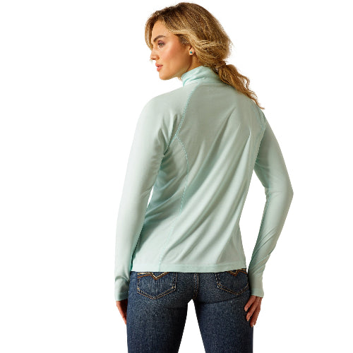 Wms Laguna Icy Morn 1/4 Zp Shirt