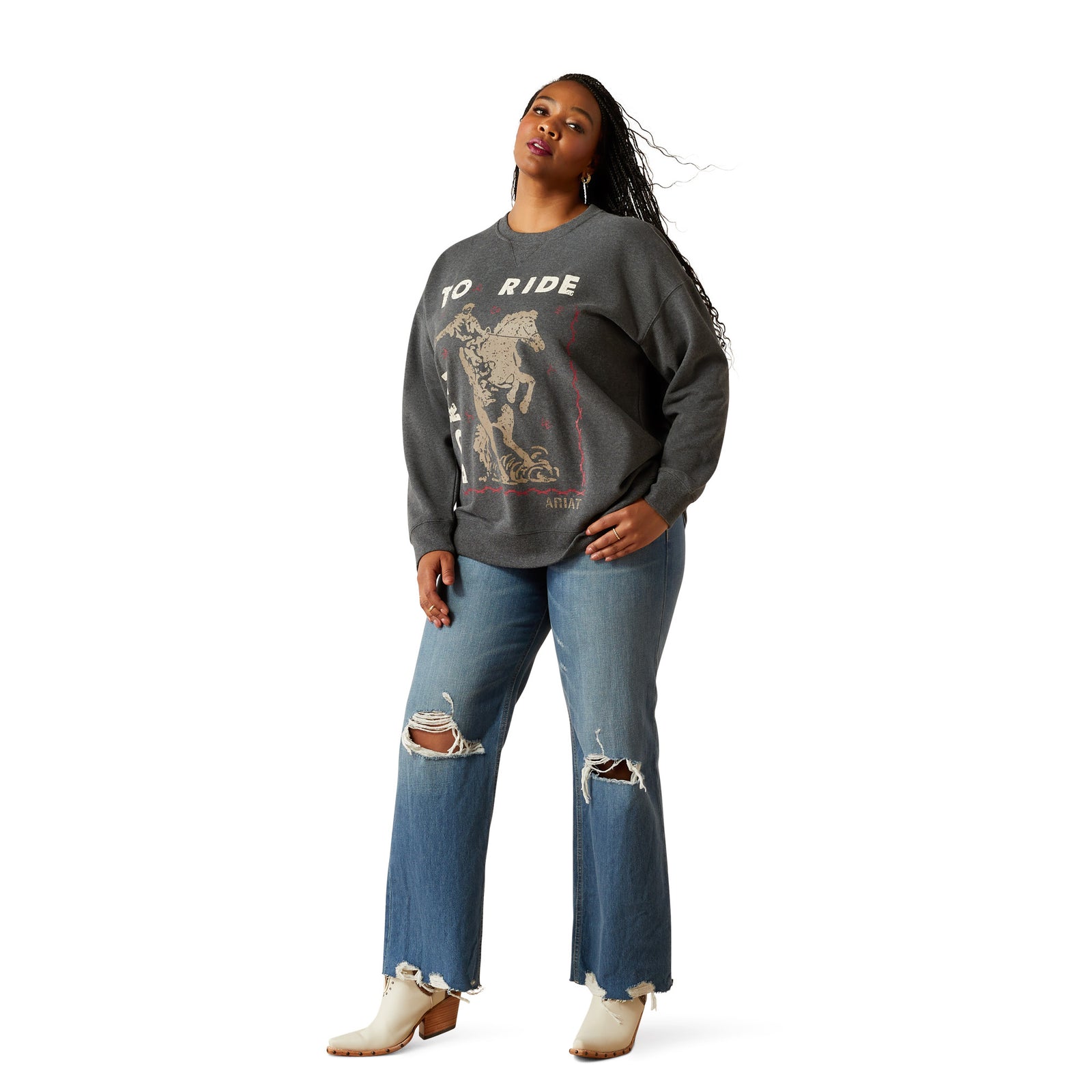 Ariat Oversized Crew Sweatshirt