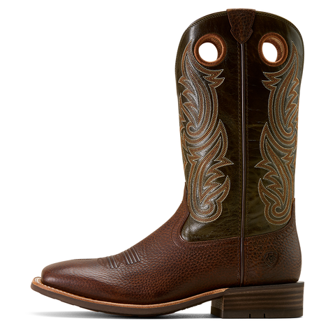 Mns HIghland Toughstock Wide Square Toe Cowboy Boot