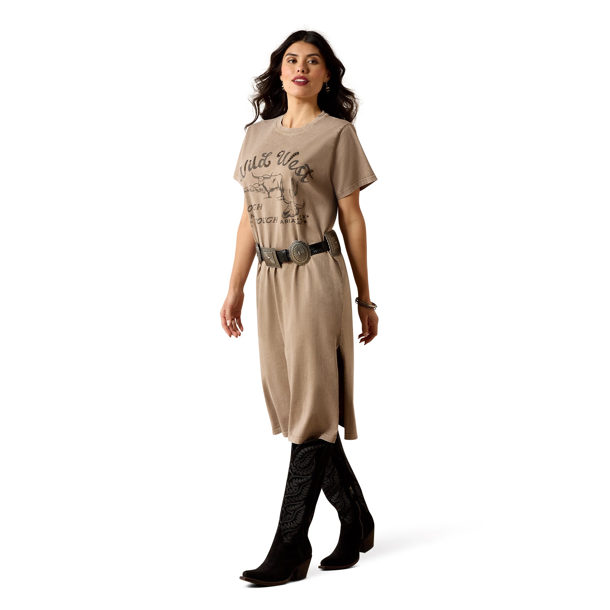 Ladies Ariat Bandito Taupe Dress 10071652