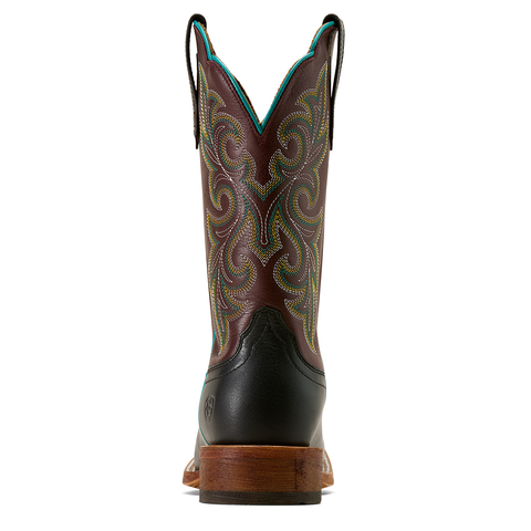 Wms County Lane Wide Square Toe Western Boot