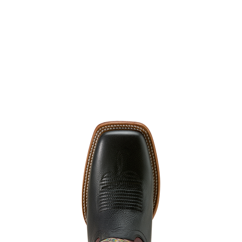 Wms County Lane Wide Square Toe Western Boot
