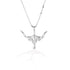 Silver longhorn necklace 