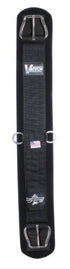 Black cinch with metal buckles 