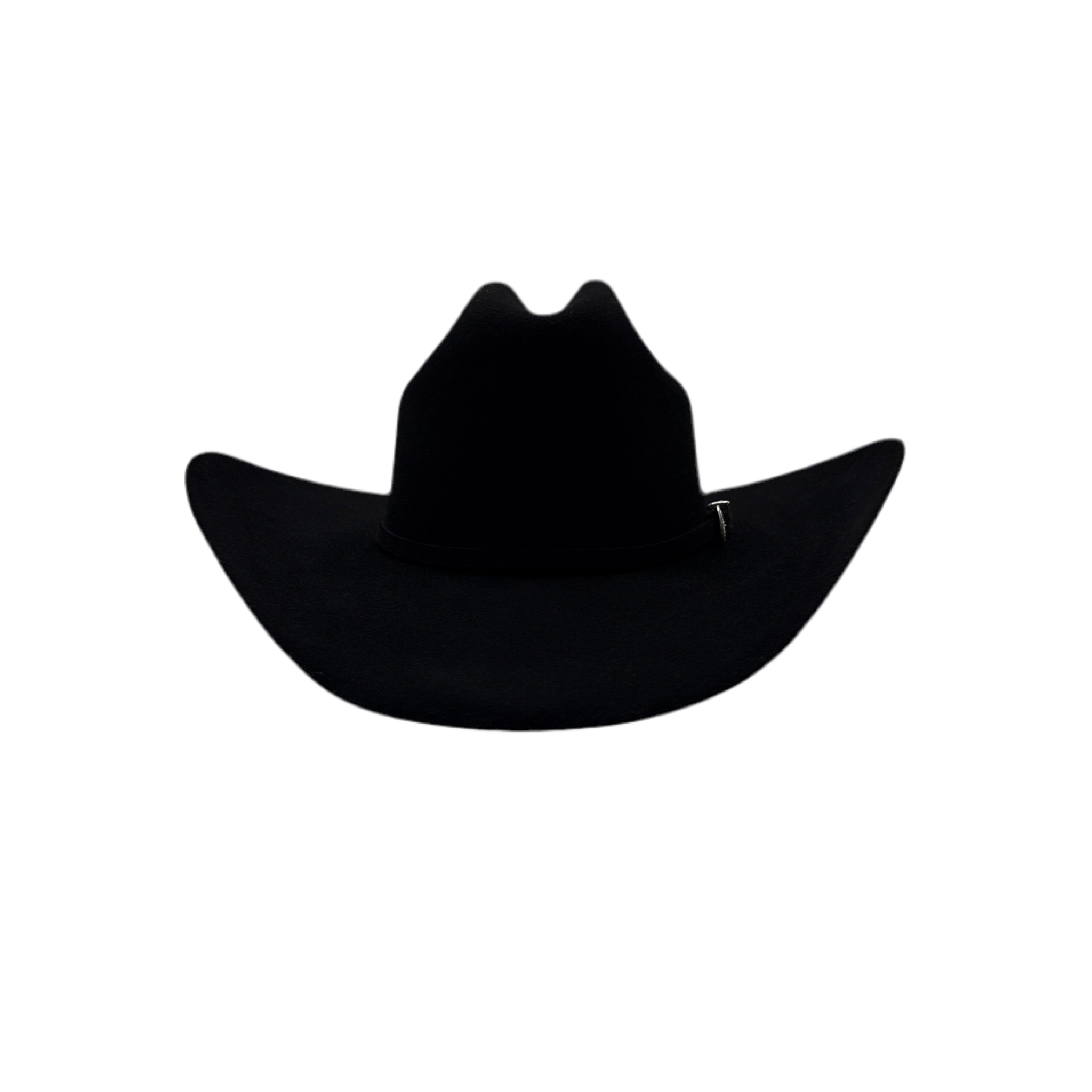 Pure wool black Remington cowboy hat