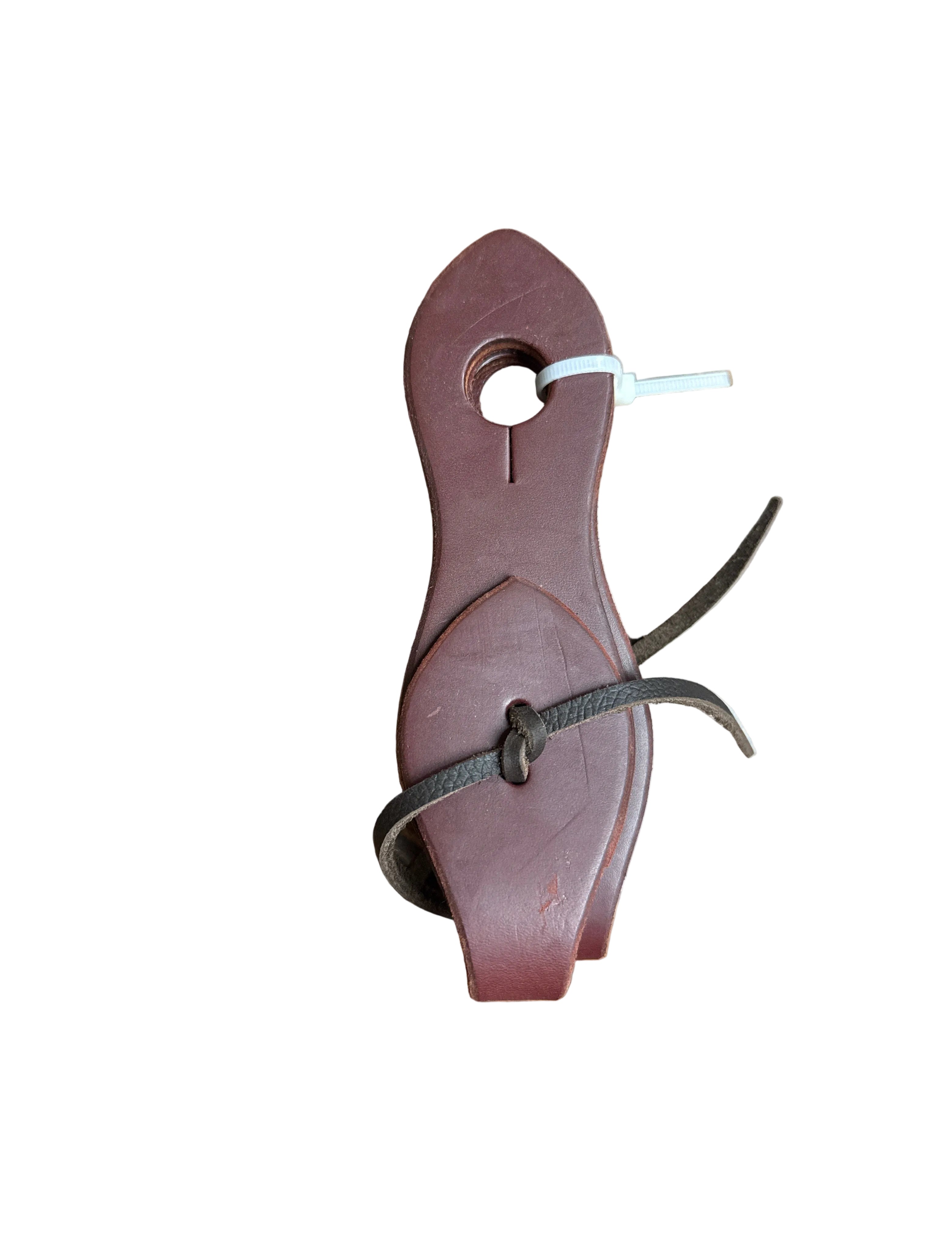Leather slobber strap