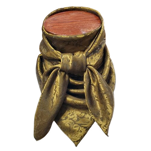 Gold brocade scarf wild rag