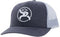hooey charcoal white ball cap