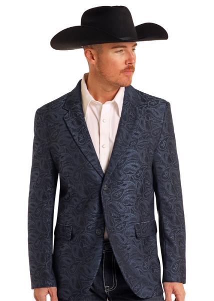 Paisley Jacquard Sports Coat