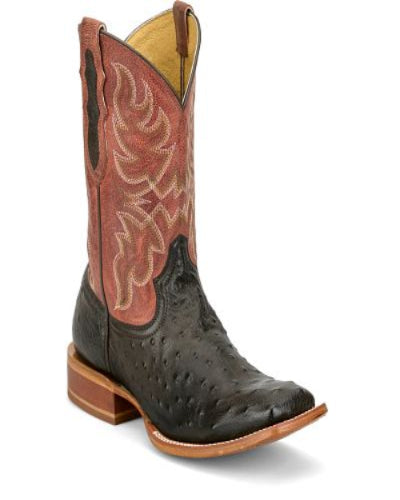Tony Lama Blaine Chocolate Ostrich Boot RN3574
