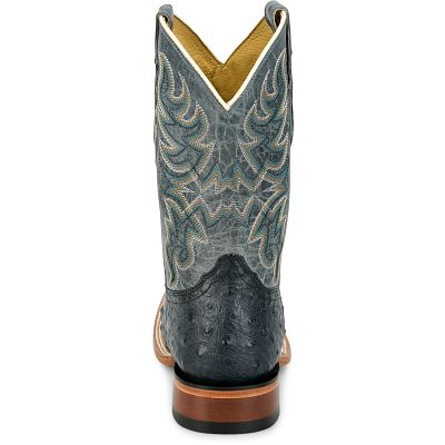 Tony Lama Blaine Grey Blue Goat Cowboy Boots RN3573