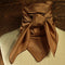 Brown Silk Scarf Wild Rag