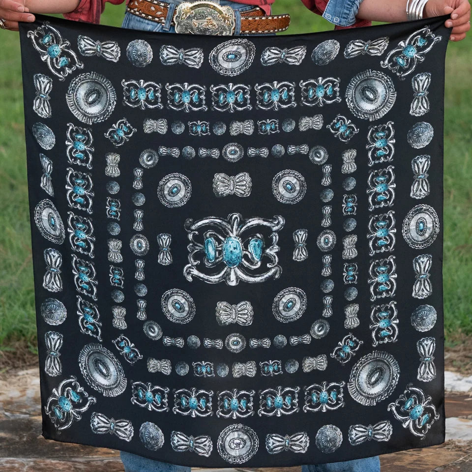 Senorita 100% Satin Silk Wild Rag