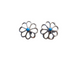 Turquoise Sterling Silver Flower Earrings