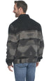 Men's Two-Toned Navajo Blanket Zip Front Ranch Jacket CR43049