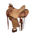 Vickers Classic 512 Wade saddle with rough out seat and fenders, ornate tooling, round skirt and 7" gullet.