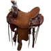 Will James saddle with rough out seat, pencil roll cantle