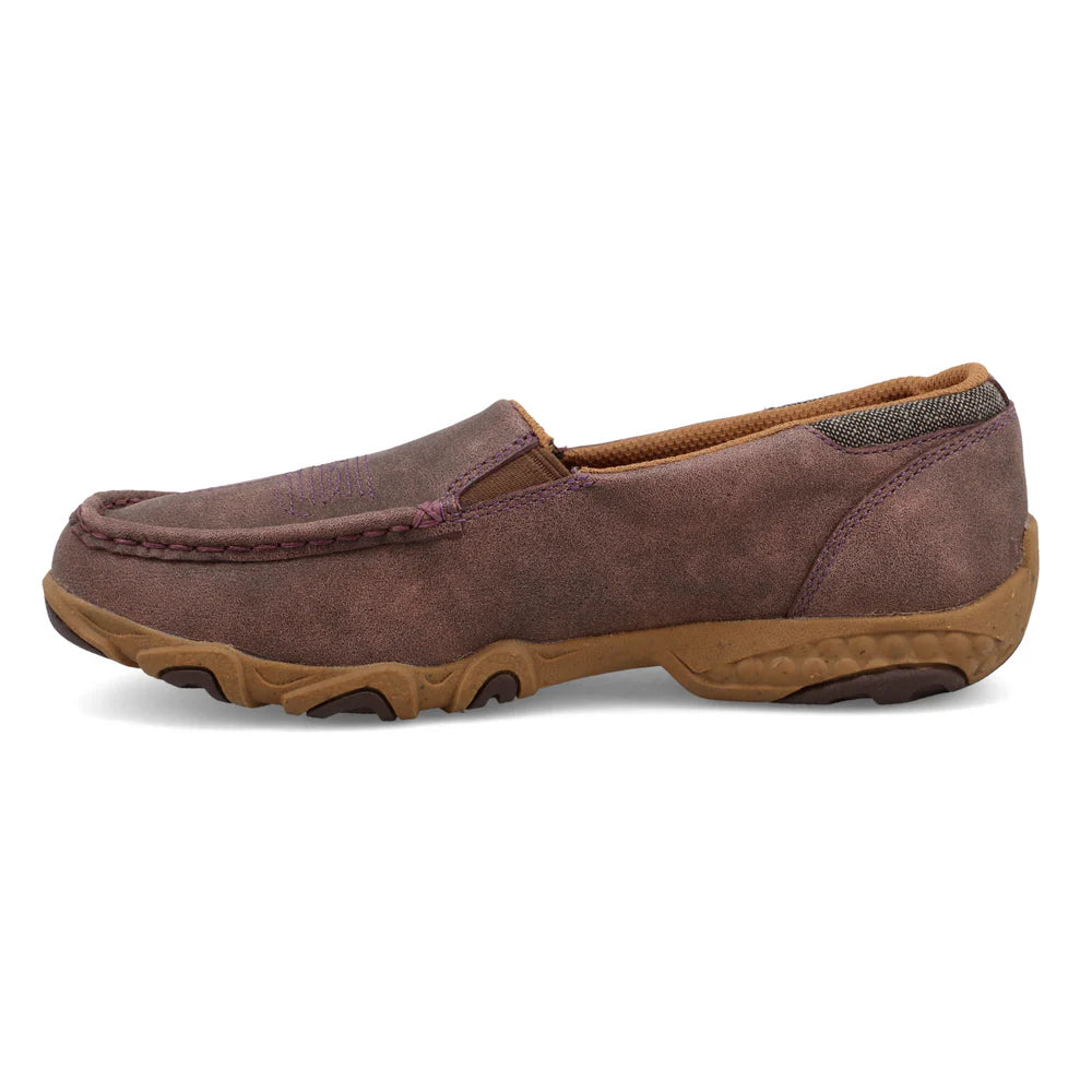 Twisted X Slip-On Driving Moc Dusty Merlot