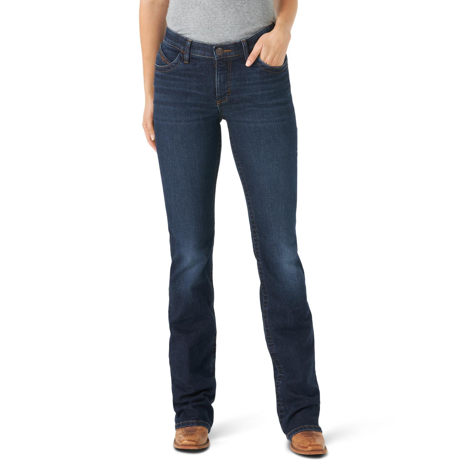 WRANGLER WILLOW Maggie Boot Cut Jean 10WRW60CM Color: Maggie