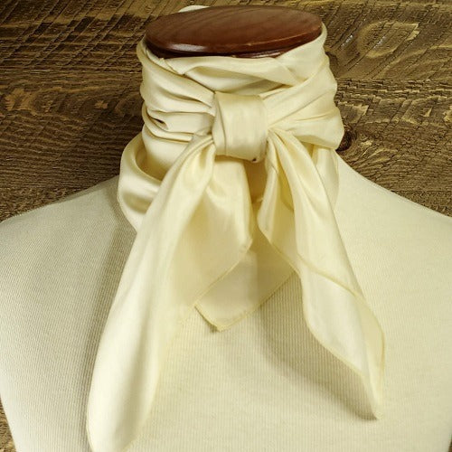 cream or off- white wild rag 36 x 36