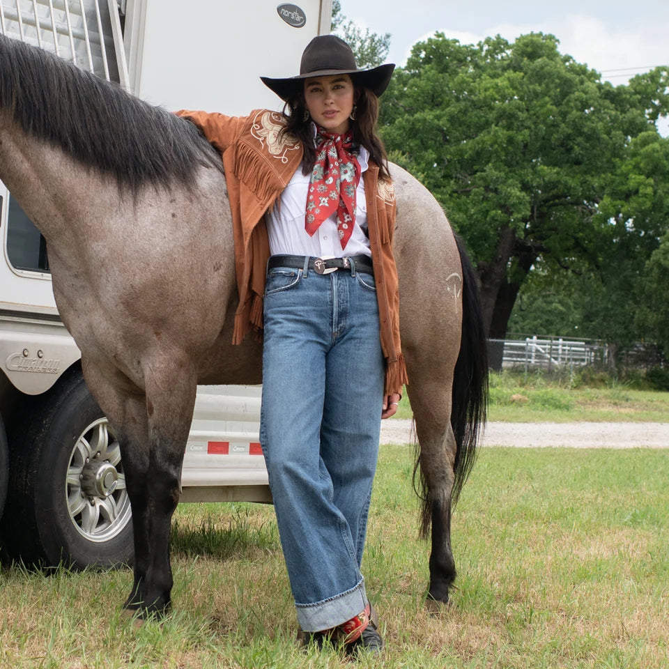 Whip & Spur Red Wild Rag