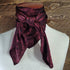 Wild Rag Jacquard Maroon Silk scarf