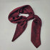 Wild Rag Jacquard Maroon Silk 44x44