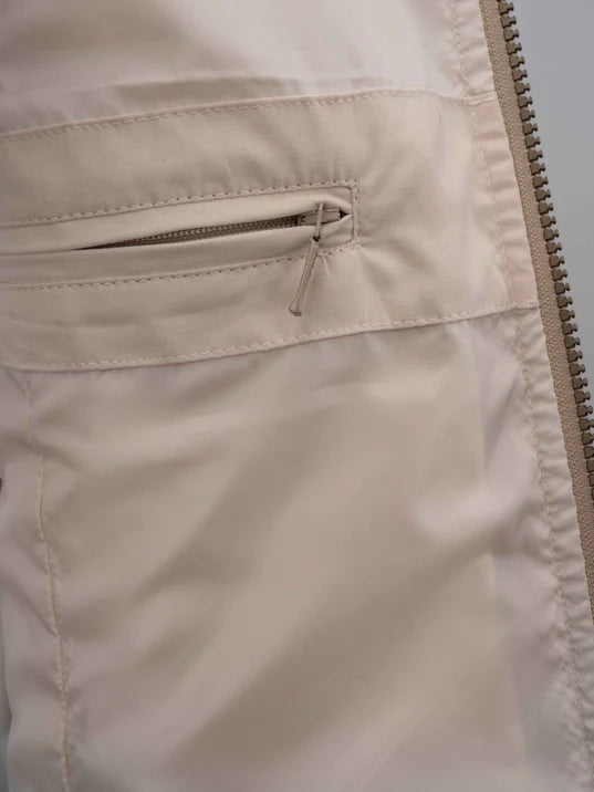 Wmns Quilted Riding Cream Vest